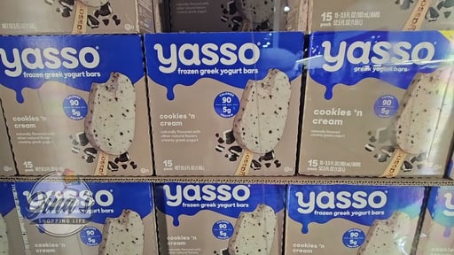 Yasso Frozen Greek Yogurt Bars Cookies and Cream 15 Count