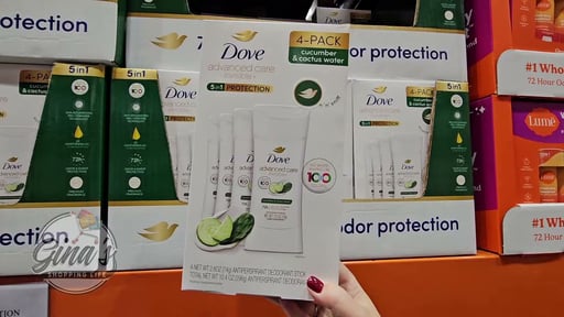 Dove Advanced Care Invisible+ Antiperspirant 4-Pack, 2.6 oz