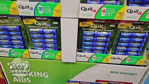 Kirkland Signature Quit4 4mg Lozenge Mint 270 Count