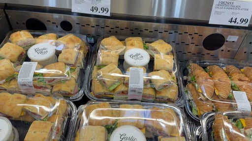 Artisan Bread Sandwich Platter Chicken & Roast Beef
