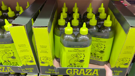 Graza Sizzle Extra Virgin Olive Oil, 2/750 mL Bottles