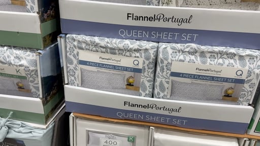 Portuguese Flannel Sheet Set 4-Piece Queen