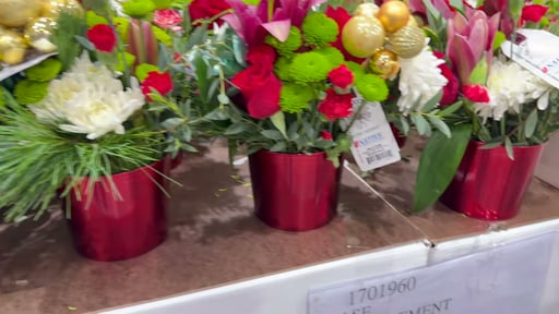 Large Vase Floral Arrangement