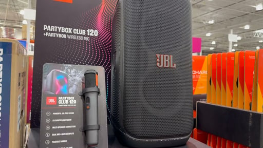 JBL PartyBox Club 120 Speaker with Wireless Mic Bundle