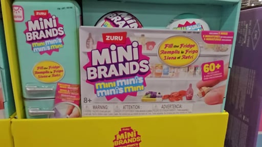 Mini Brands Fill the Fridge
