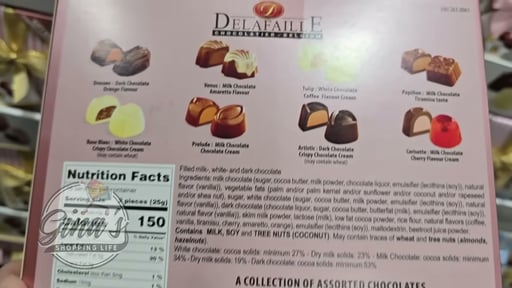 Delafaille Belgian Chocolates 2/7.05 oz