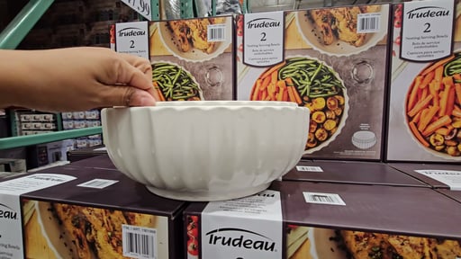 Trudeau Bloom Nesting Serving Bowls, 2-Pack