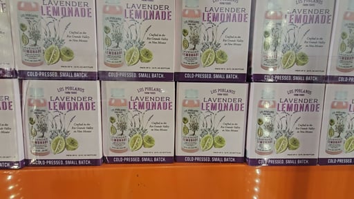 Los Poblanos Farm Lavender Lemonade, 6 x 12 oz