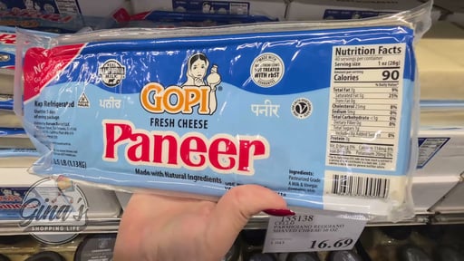 Gopi Paneer Cheese, 2.5 lbs