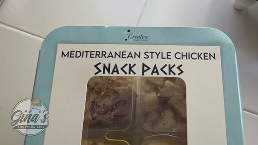 Creative Fine Foods Mediterranean Style Chicken Snack Pack, 3 x 8.5 oz