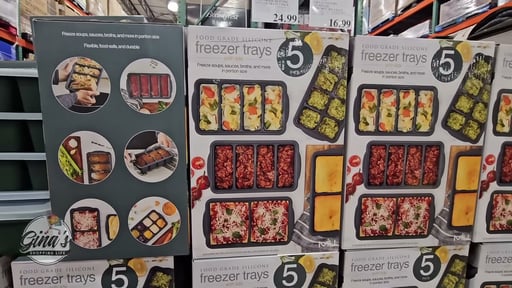 MIU Food Grade Silicone Freezer Trays 5-Pack