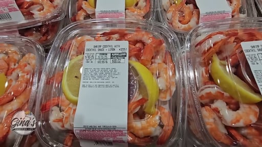 Shrimp Cocktail with Cocktail Sauce & Lemon Per Lb
