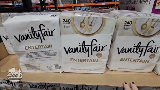 Vanity Fair Entertain 3-Ply Dinner Napkins 240ct