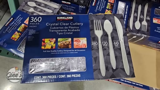 Kirkland Signature Clear Cutlery Combo 360 CT