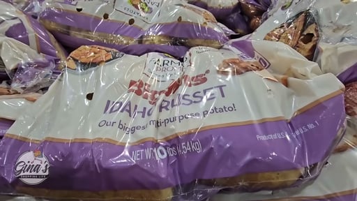 Idaho Russet Baking Potatoes 10 lbs