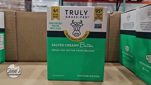 Truly Grass-Fed Irish Butter Salted 4/8 oz