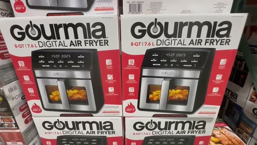 Gourmia 8-Quart Digital Air Fryer with Window & Light