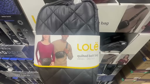 Lolë Unisex Quilted Puff Bag