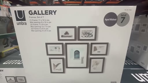 Umbra Gallery Picture Frame 7-Piece Set