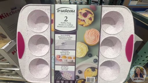 Trudeau Structure Silicone Muffin & Cupcake Pans, 2-Pack