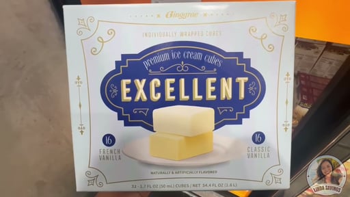 Binggrae Excellent Premium Ice Cream Cubes, 32 Count (1.7 fl oz each)
