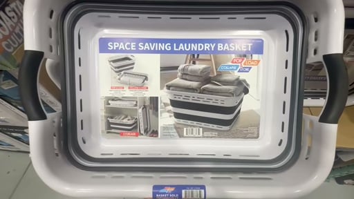 Pop & Load Collapsible Laundry Basket (Single Pack)