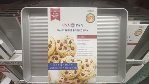 USA Pan Half Sheet Baking Pan, 2-Pack