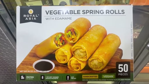 Royal Asia Vegetable Spring Rolls 48 oz