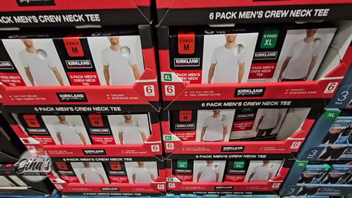 Kirkland Signature Men's Crew Tee 6PK