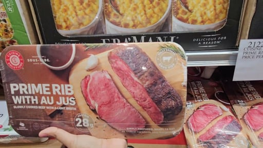 Cuisine Solutions Prime Rib with Au Jus