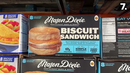 Mason Dixie Sausage Egg & Cheese Biscuit Sandwich