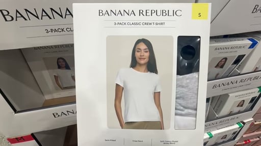 Banana Republic Women's Short Sleeve Tee 3PK
