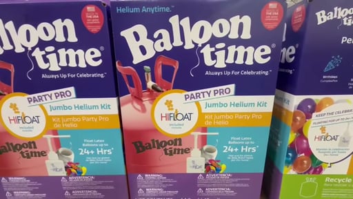 Balloon Time Jumbo Helium Tank Kit with HI-FLOAT Bundle