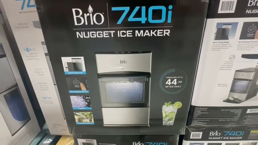 Brio 740i 44 lb Countertop Nugget Ice Maker