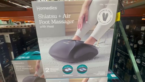 HoMedics Shiatsu + Air Foot Massager with Heat
