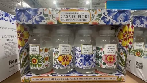H+B Casa di Fiori Hand Soap, 4-Pack, 16 fl oz Each