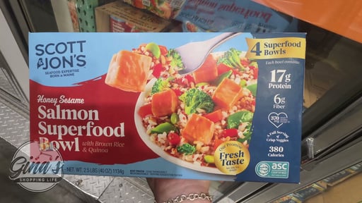 Scott & Jon's Honey Sesame Salmon Superfood Bowl, 4-Pack (10 oz each)