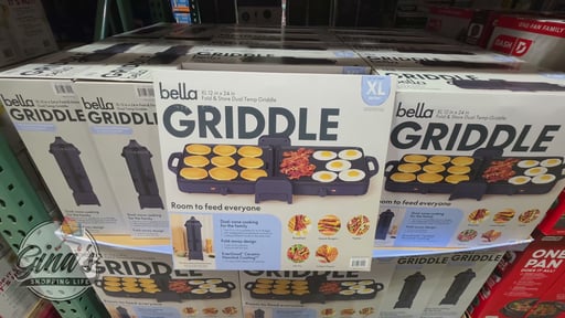 Bella XL Fold & Store Dual Temp Griddle