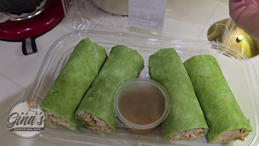 Rotisserie Chicken Asian Wrap with Dressing per lb