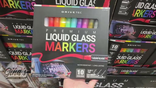 Drivetec Liquid Glass Markers 10-Pack, 8mL