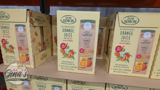 Don Simon 100% Pure Orange Juice, 4 x 33.8 fl oz (4.22 qt)