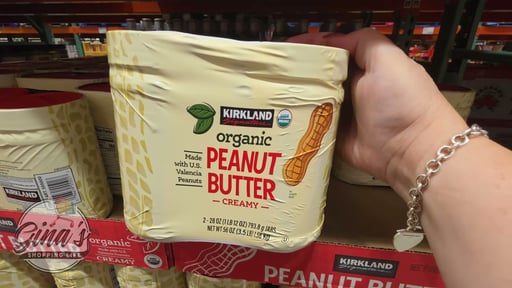 Kirkland Signature Organic Peanut Butter 2/28 oz