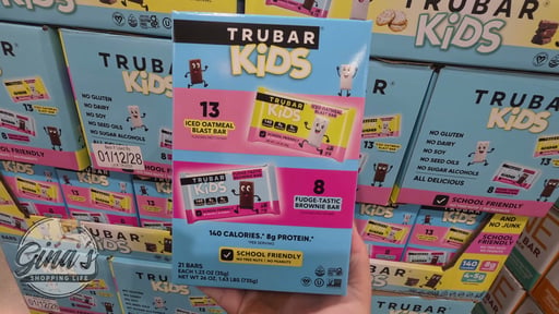 TruBar Kids Protein Bar Variety Pack, 21 Bars, 1.23 oz Each