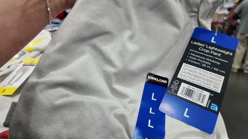 Kirkland Signature Women's Lightweight Crop Pant