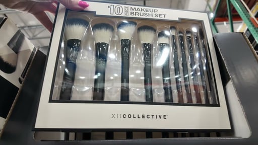 XII Collective 10-Piece Makeup Brush Set