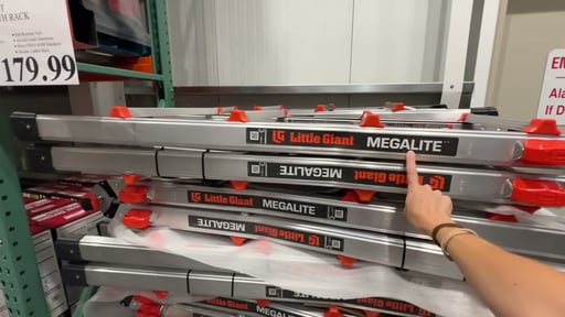 Little Giant Megalite Ladder with Rack