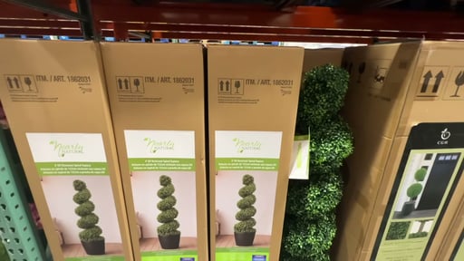 Nearly Natural 4' Spiral Boxwood Topiary