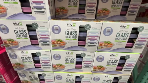 Ello DuraGlass 10-Piece 4.1 Cup Glass Meal Prep Containers