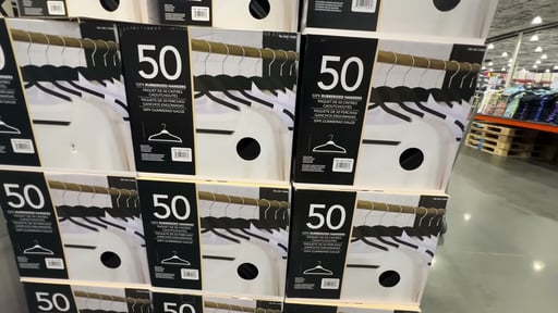 50-Pack Rubberized Hangers