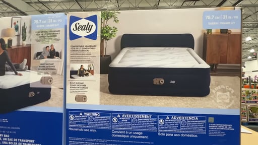 Sealy Queen Airbed with Headboard
